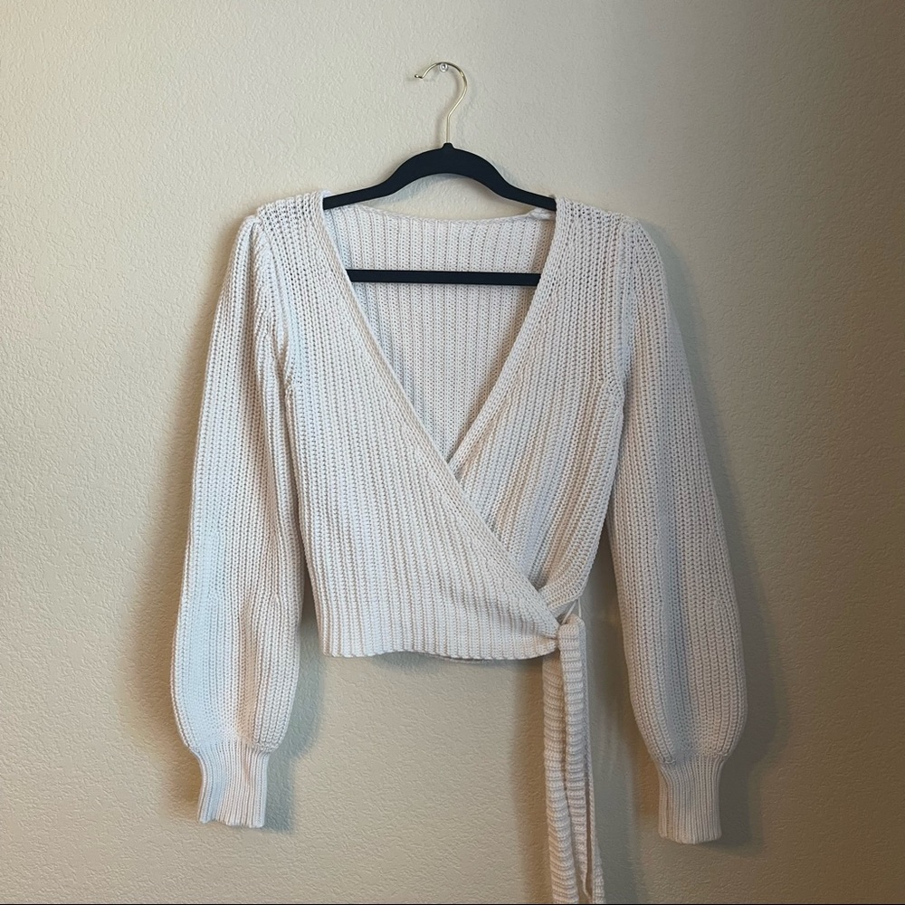 No Brand • Wrap Sweater